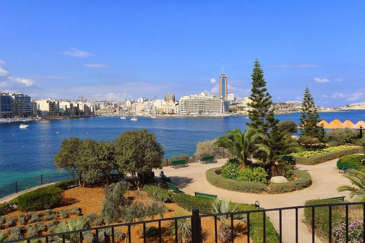 Seafront Lux Apart Inc Pool, Upmarket Area 슬리에마 외부 사진